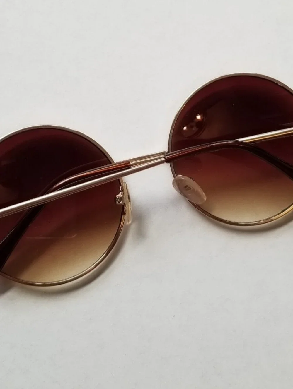 ❗Call It Spring Gold and Tan Full Circle Sunglasses❗